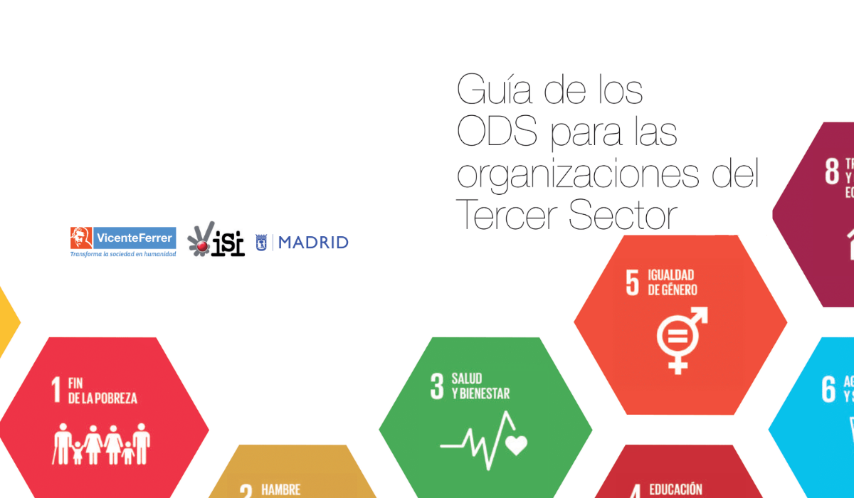 Portada de la publicación Guía de los ODS para organizaciones del Tercer Sector