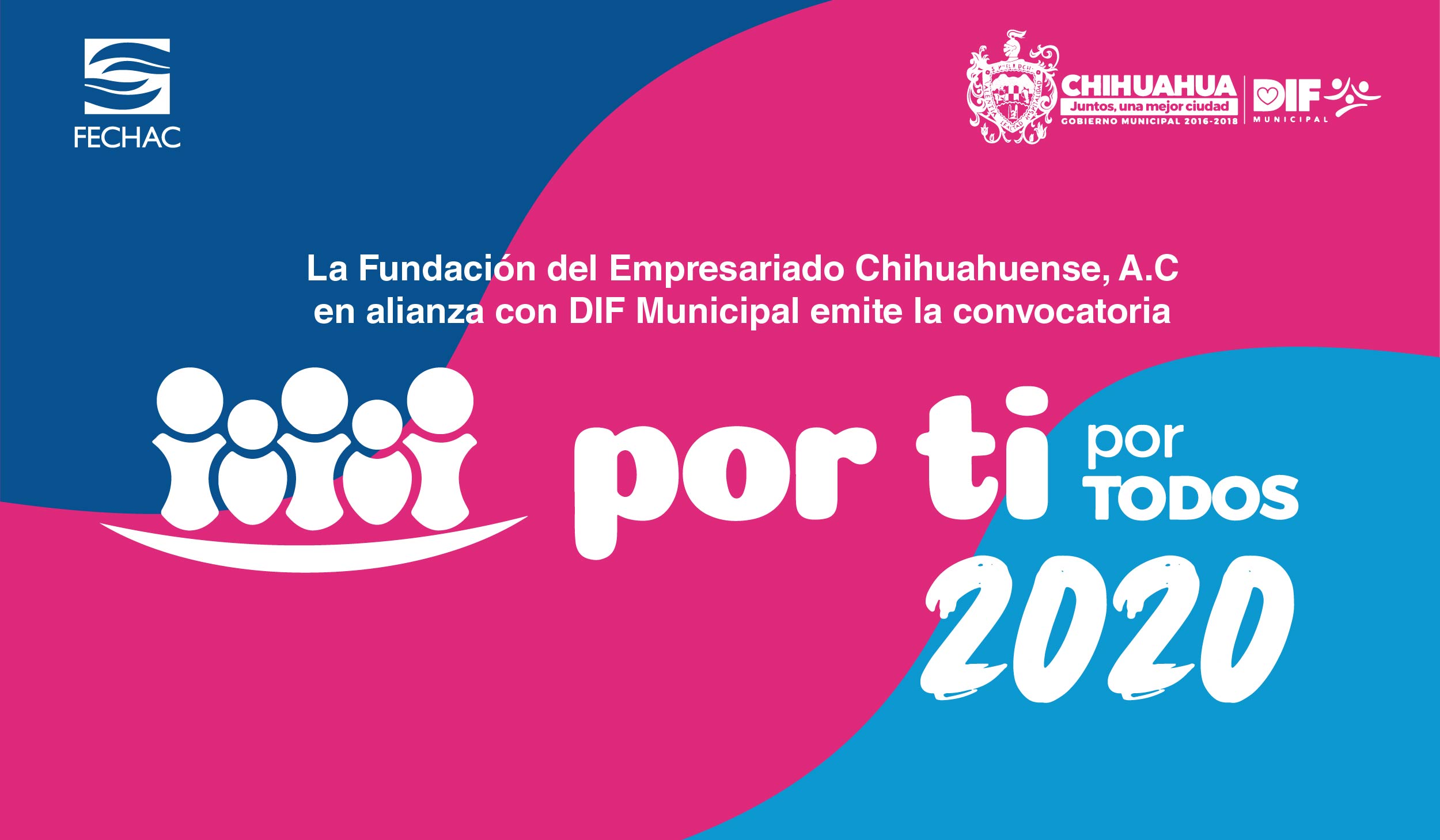 Portada de la convocatoria Por Ti, Por Todos 2020
